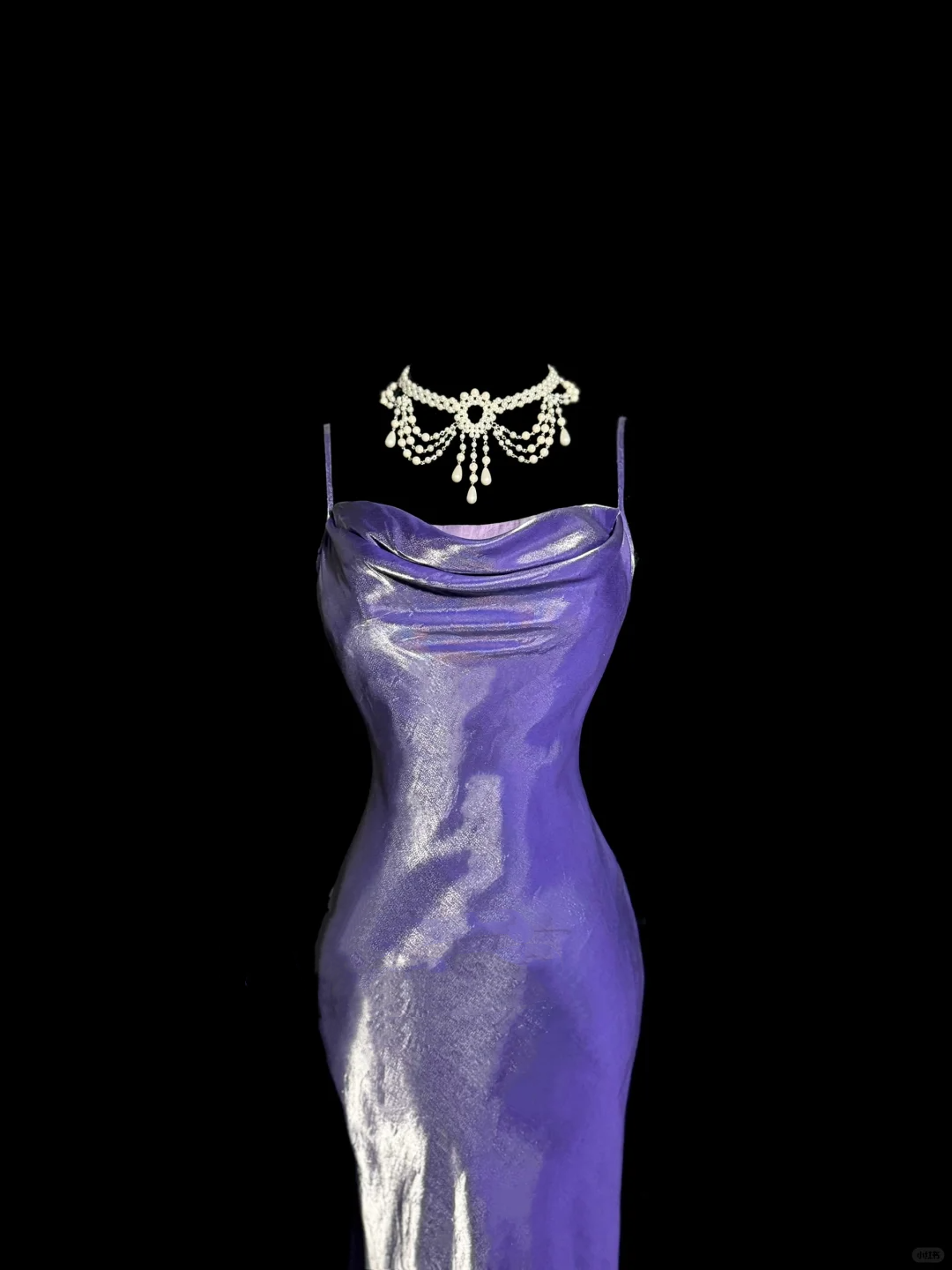 Vintage Mermaid Spaghetti Straps Grape Satin Long Prom Dress Party Dress Graduation Dresses DP2079