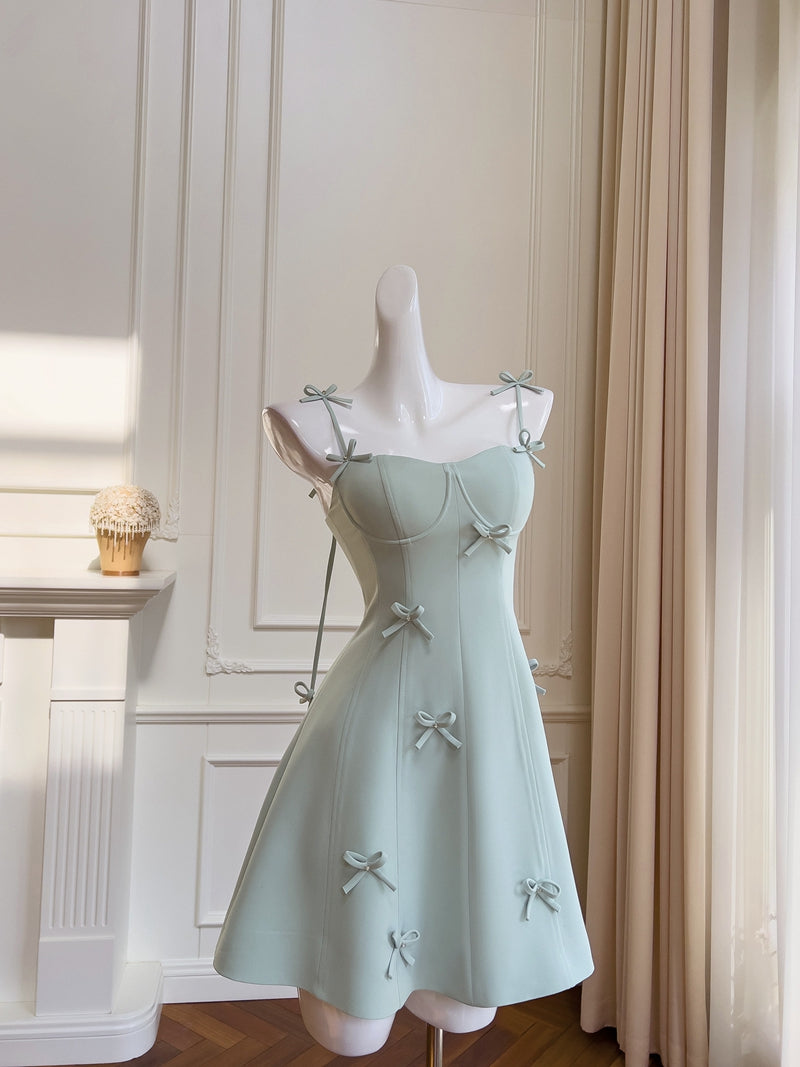 Sexy A line Spaghetti Straps Sage Green Satin Short Homecoming Dress Summer Hoco Dresses Cocktail Dress Birthday Outfits DP2286
