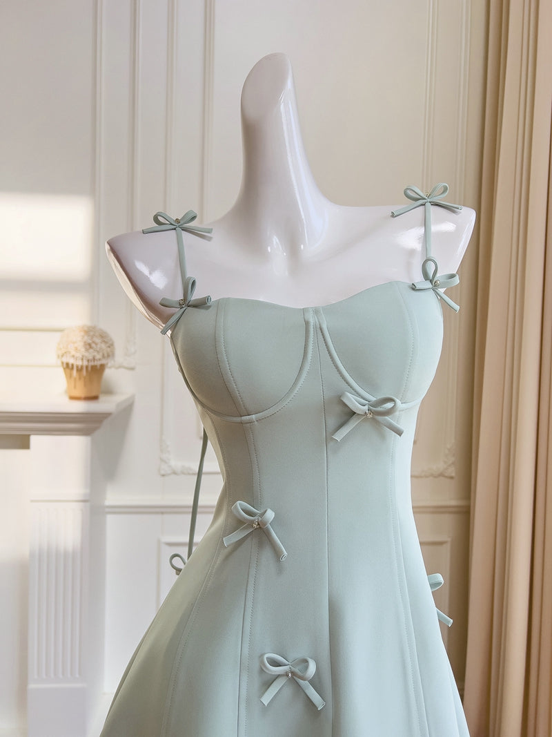 Sexy A line Spaghetti Straps Sage Green Satin Short Homecoming Dress Summer Hoco Dresses Cocktail Dress Birthday Outfits DP2286