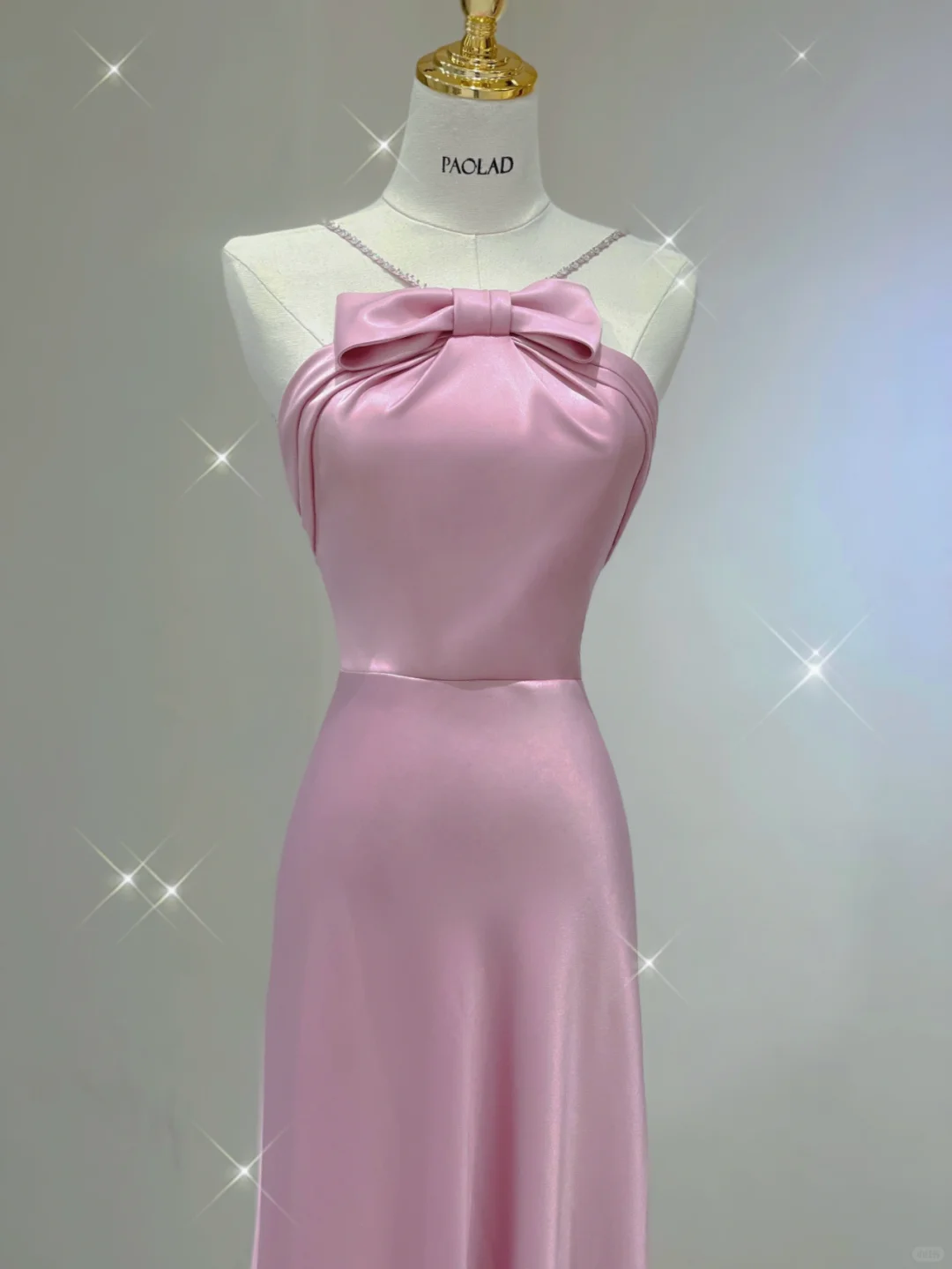 Pretty A Line Halter Long Pink Prom Dresses Graduation Dress High School Classy Evening Dresses DP399