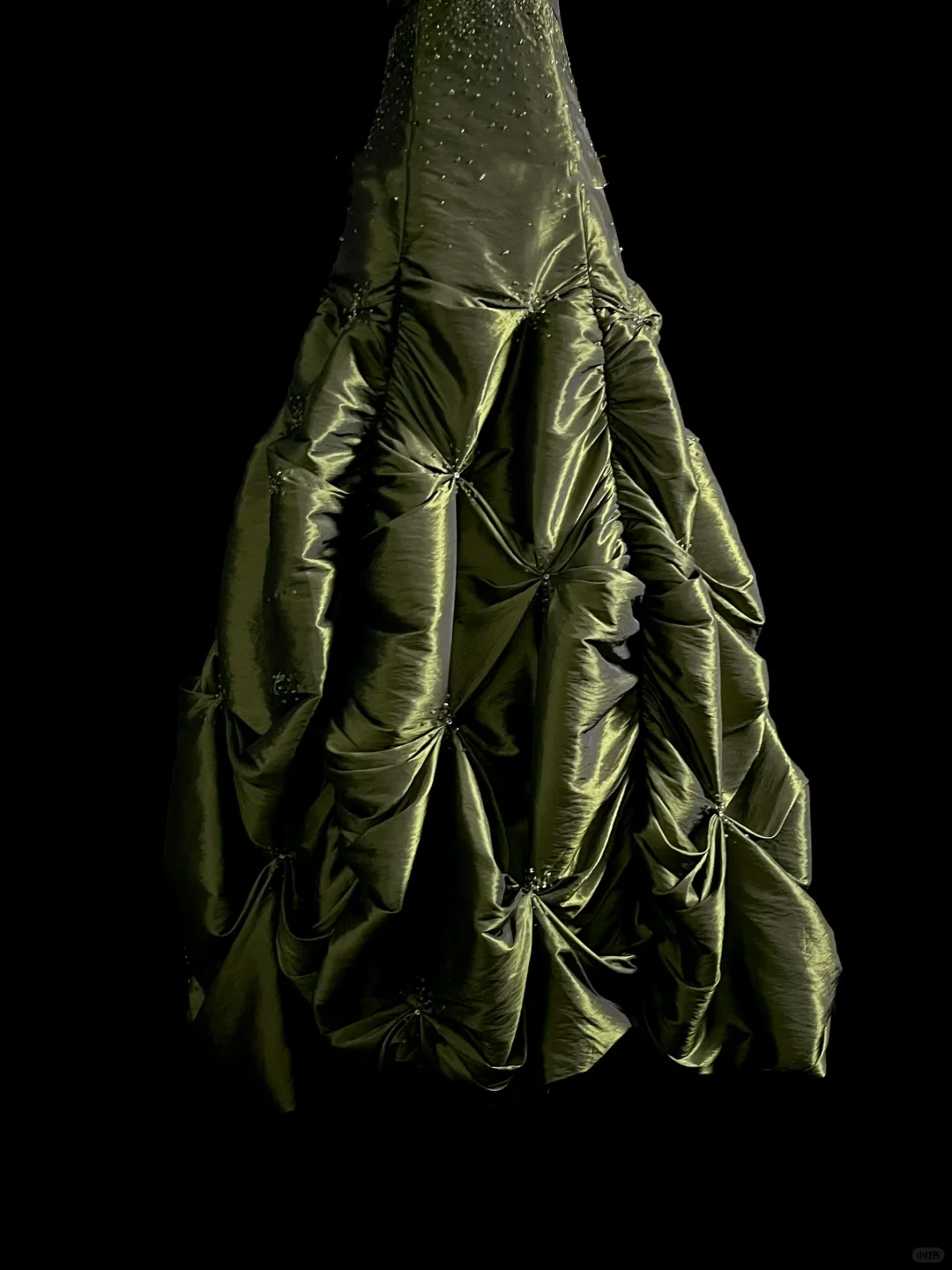 Elegant Glamour Ball Gown Strapless Olive Green Taffeta Long Prom Dresses Party Dress Evening Dress DP915
