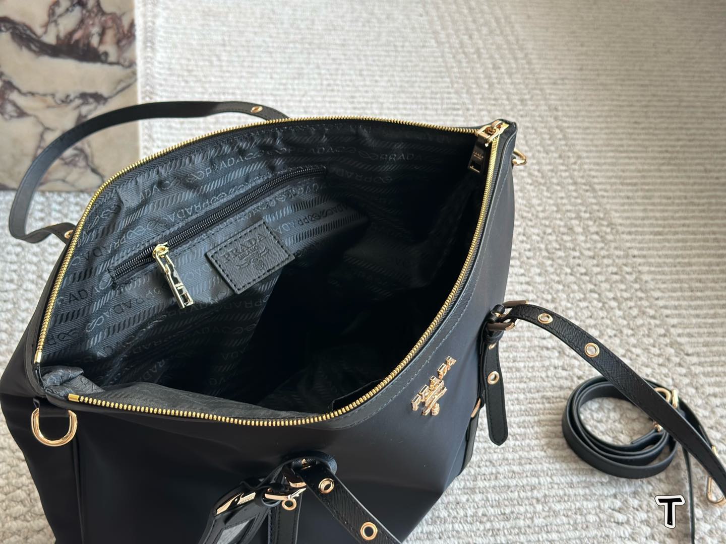 Prada Classic Tote Bag Nylon 35x28cm