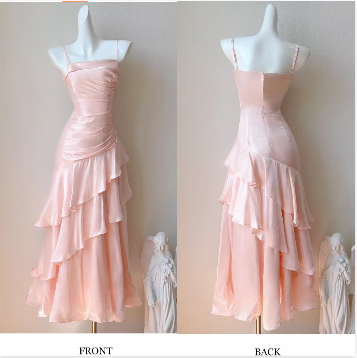 Vintage-Inspired Birthday Party Dresses Under $160ð€White Ruffled Layered Fairytale Graduation Prom Dresses ED01131