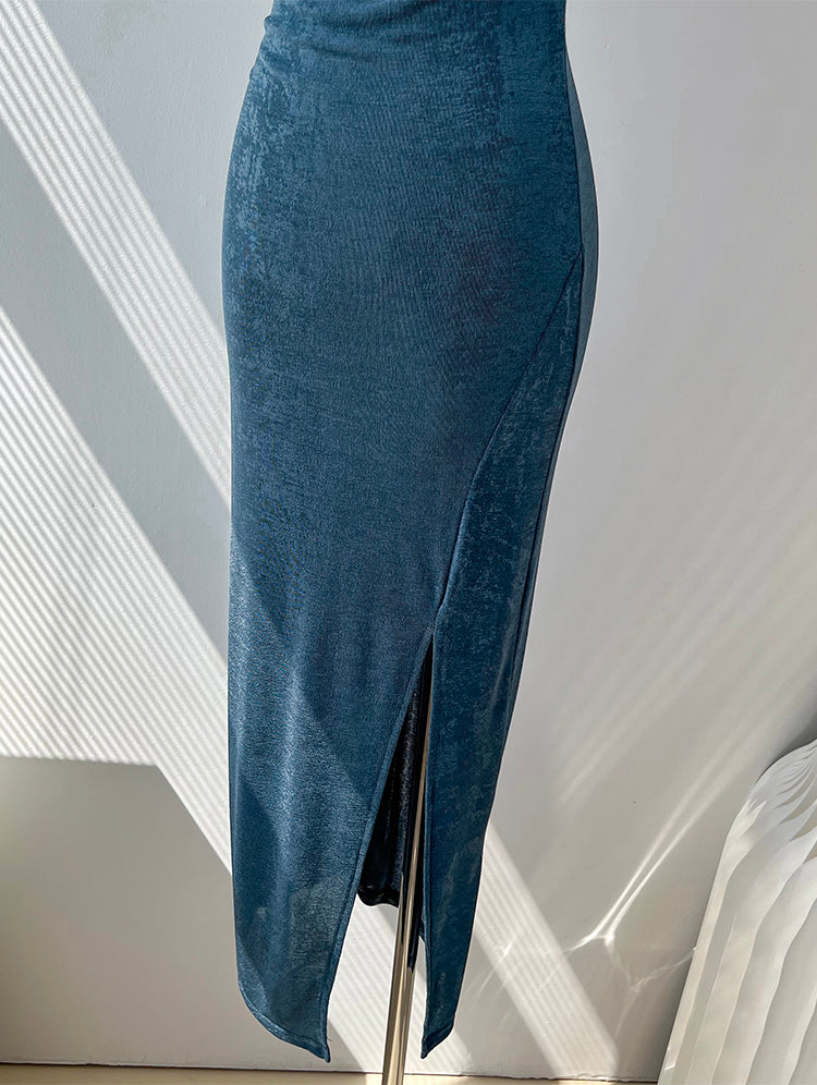 Elegant Swing Neck Suspender Dress Party Dress ED01163