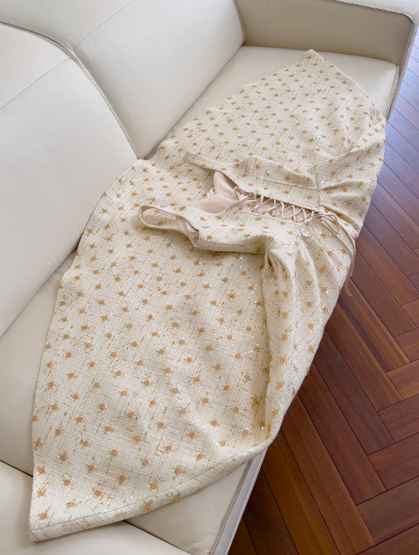 Sequined suspender tea break dress birthday dress ED01168