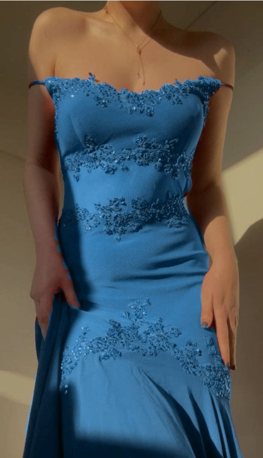 Vintage Grape Spaghetti Straps Sheath Chiffon Prom Dress With Beads ED01207