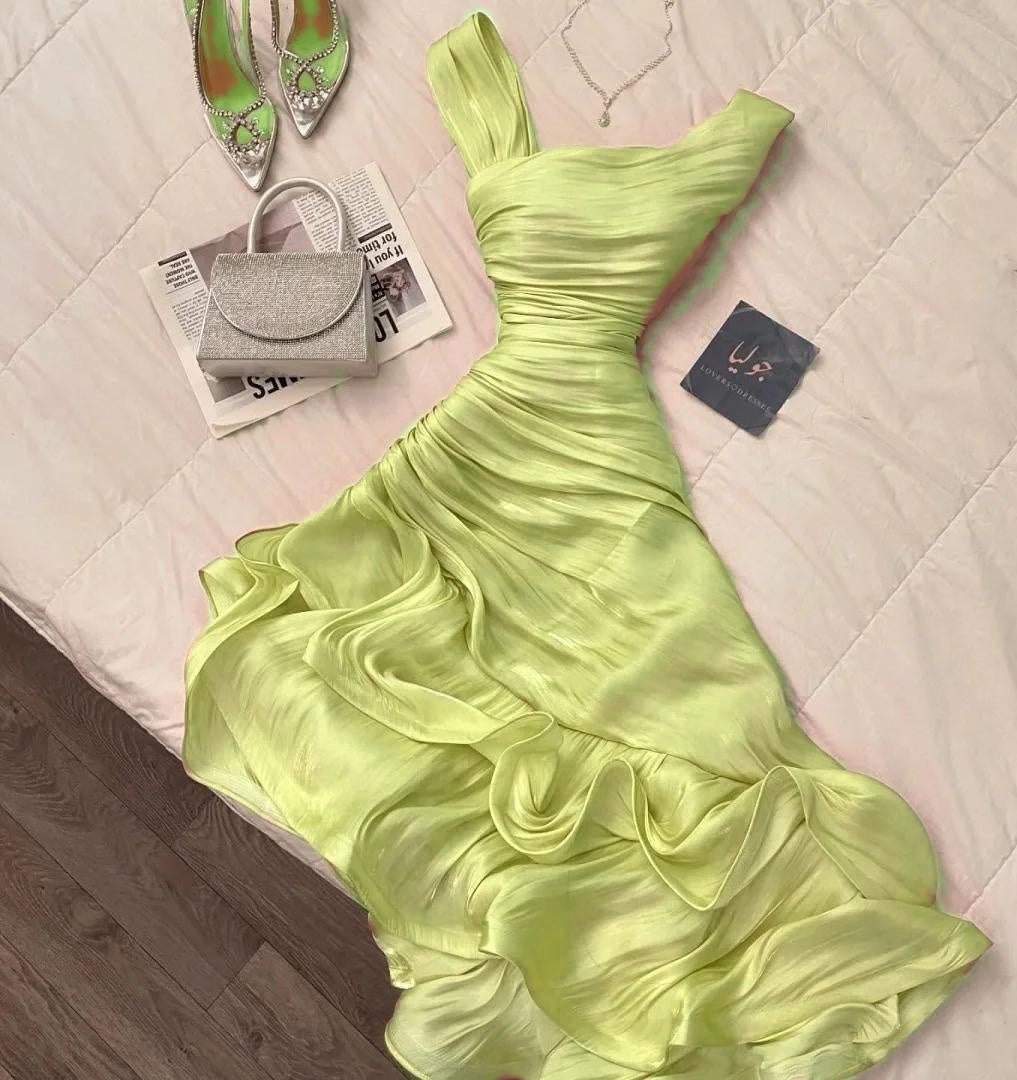 Elegant Pink A-Line Chiffon Party Dresses ED02130