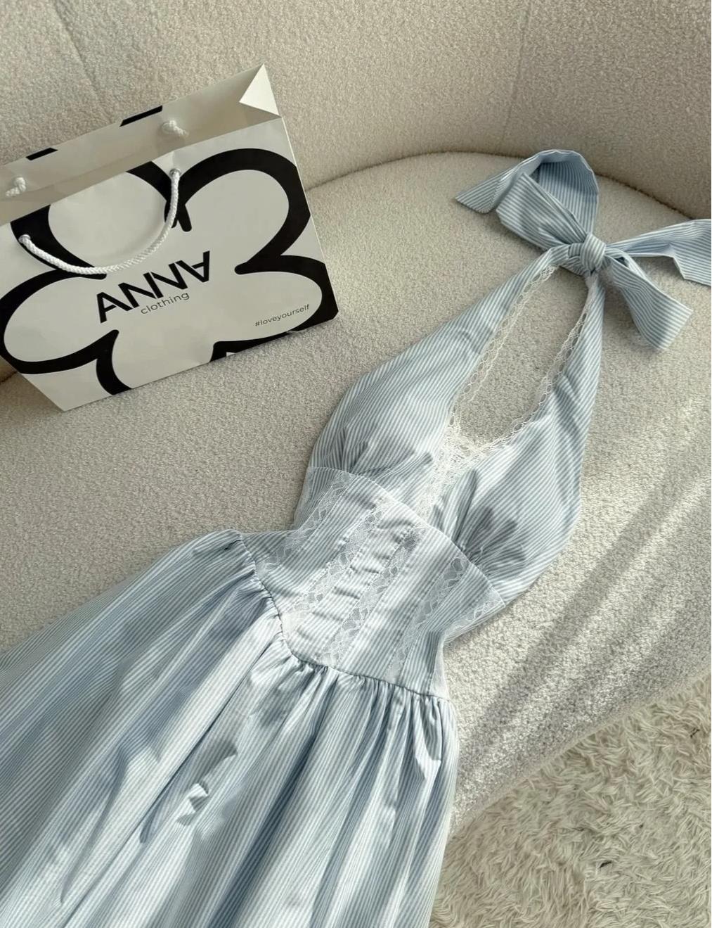 Nice Halter Neck A-Line Prom Dresses Simple Birthday Dress ED02315