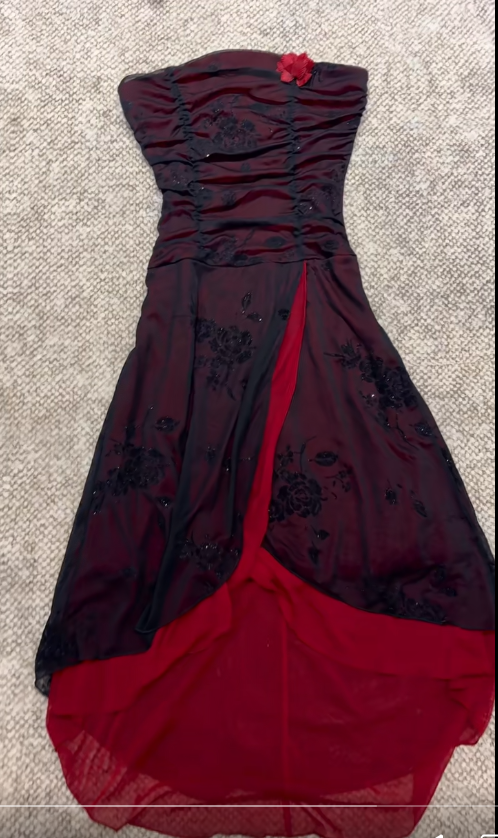 Elegant Black Chiffon Strapless Bodycon Short Prom Dress Homecoming Dress ED02580