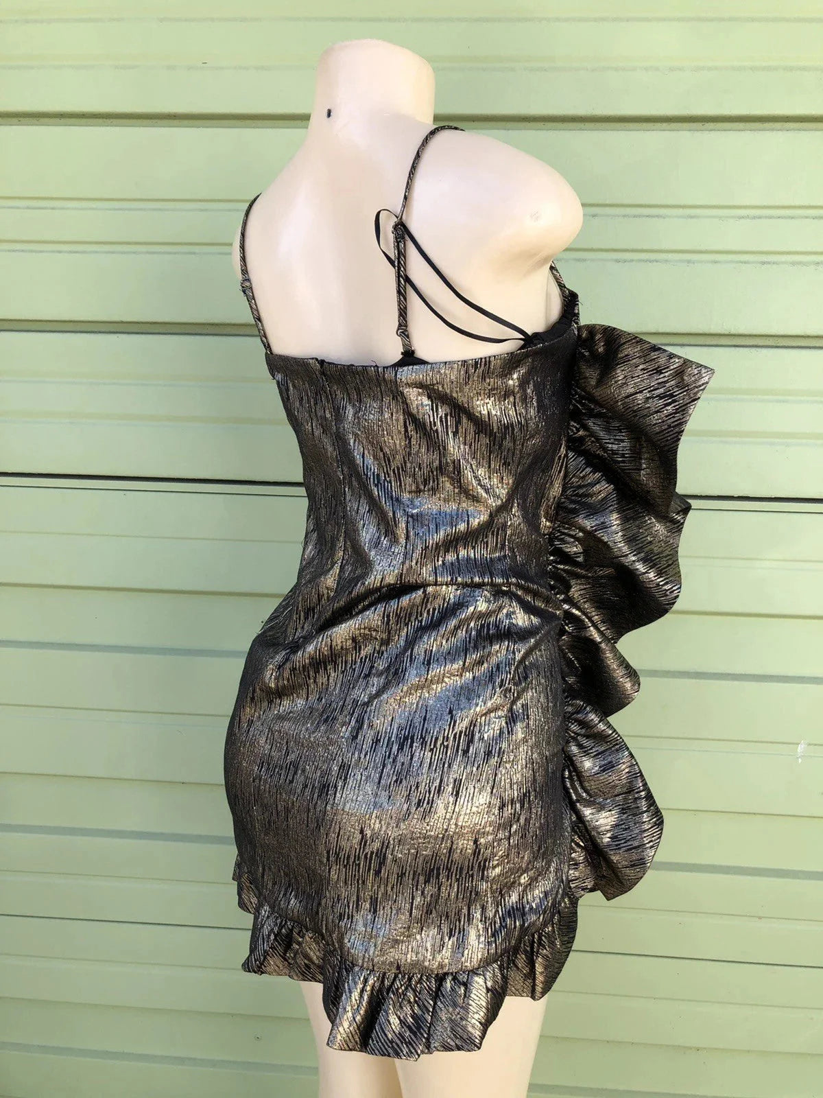 Fashion Black Gold Strapless Bodycon Short Party Dress Sexy Homecoming Dress ED03240