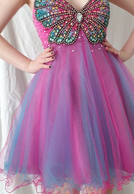 Cute Spaghetti Strap A-Line Tulle Beaded Short Homecoming Dresses,Sweet 16 Dresses ED03330