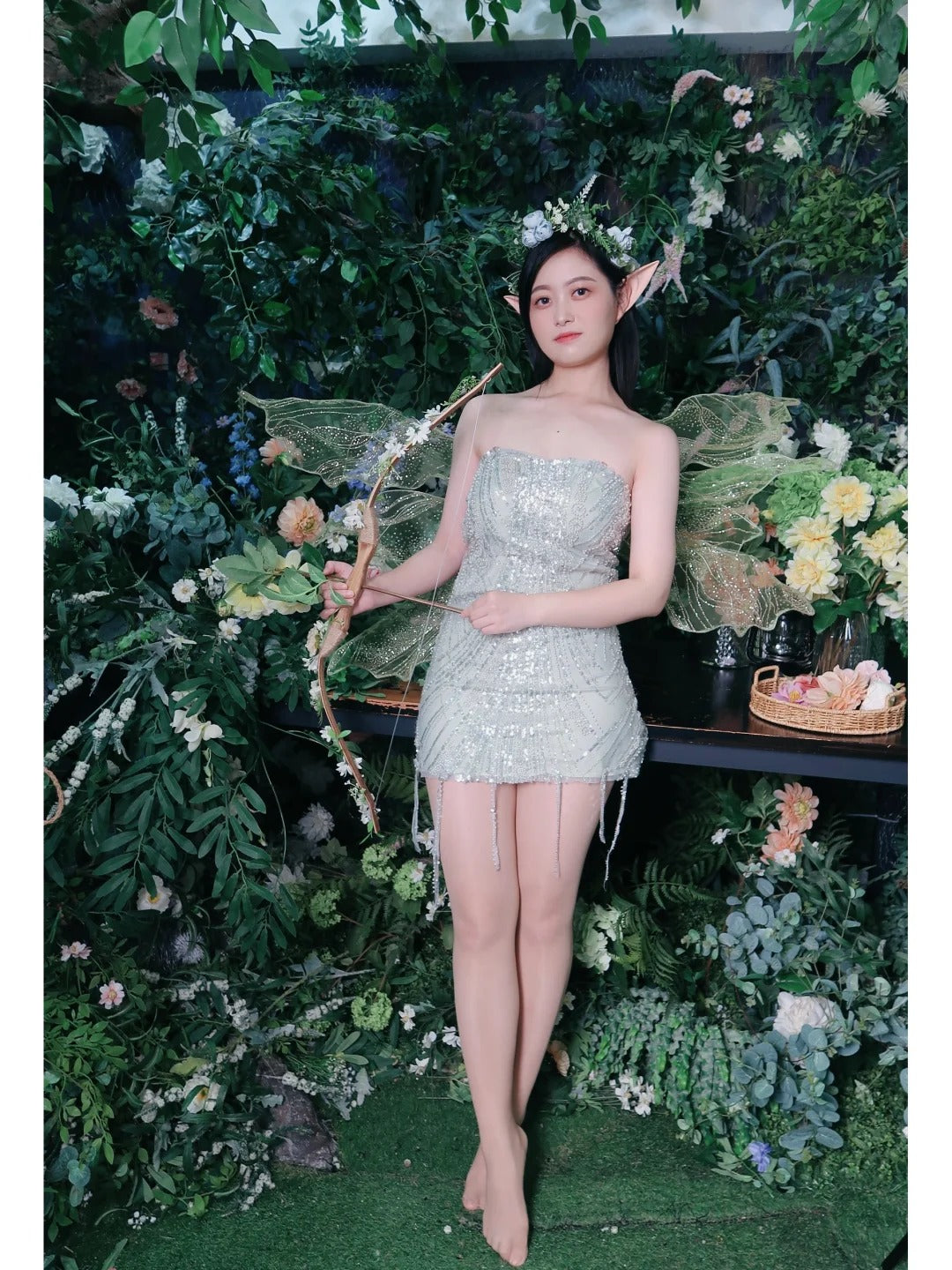 Sparkly Silver 18th Birthday Dress Beaded Strapless Bodycon Homecoming Dresses Sweet Party Dress ED03560