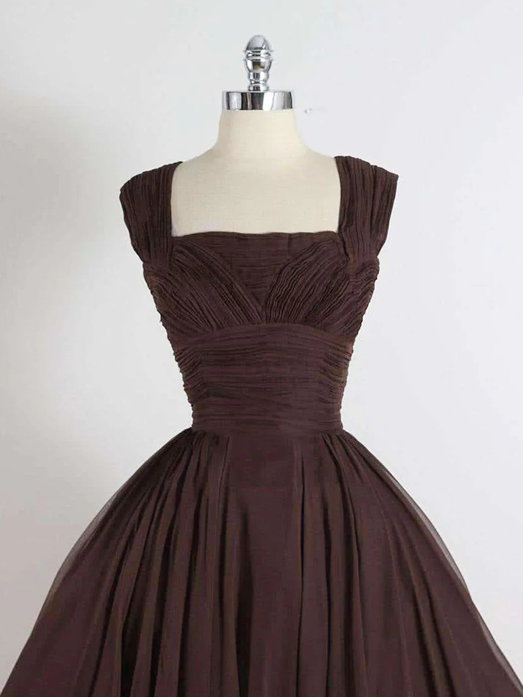 Brown A-Line Short Prom Dresses, Brown Short Homecoming Dress ED0641