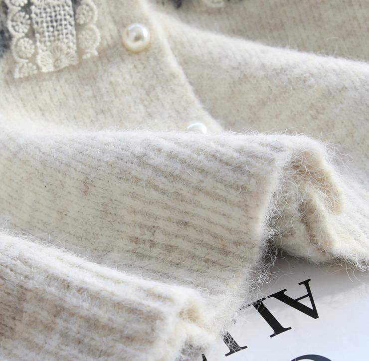 Fair Isle Vintage Contrast Cardigan Sweater ED0918