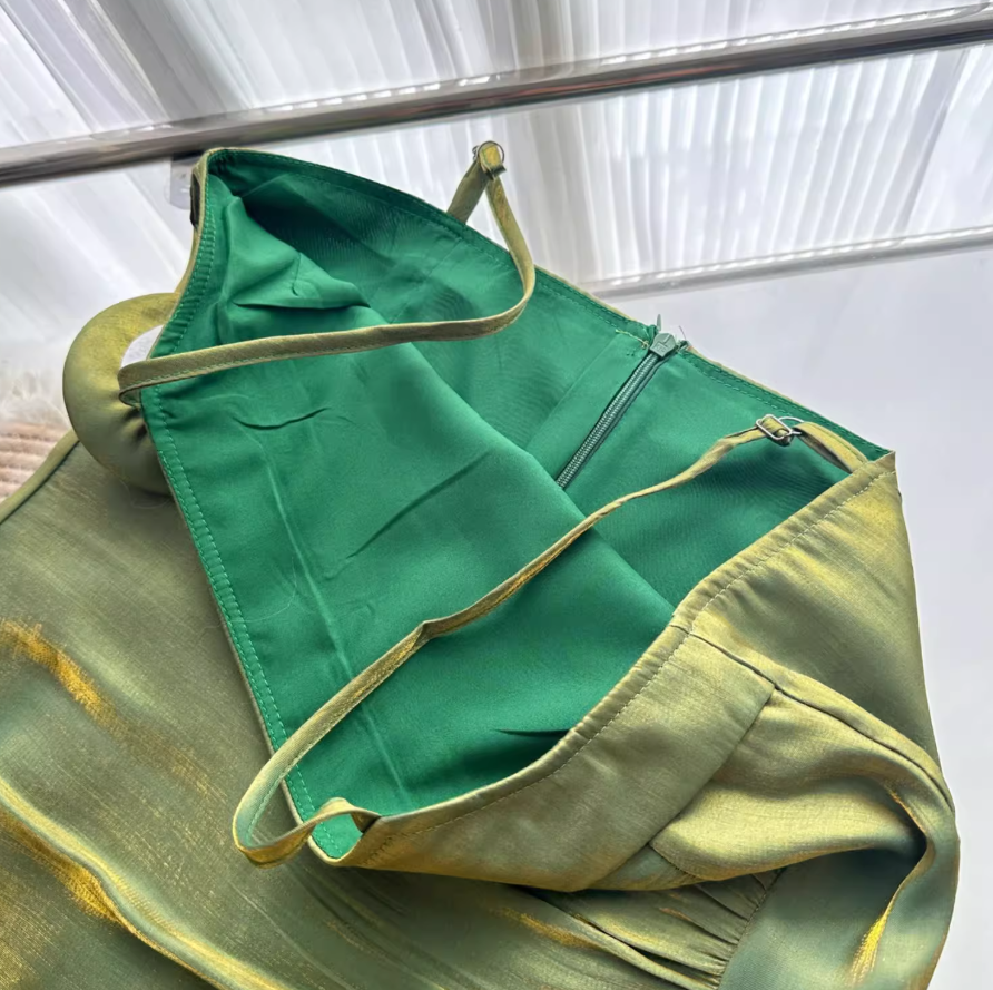 Fishtail ruffled suspender dress birthday dress ED0950