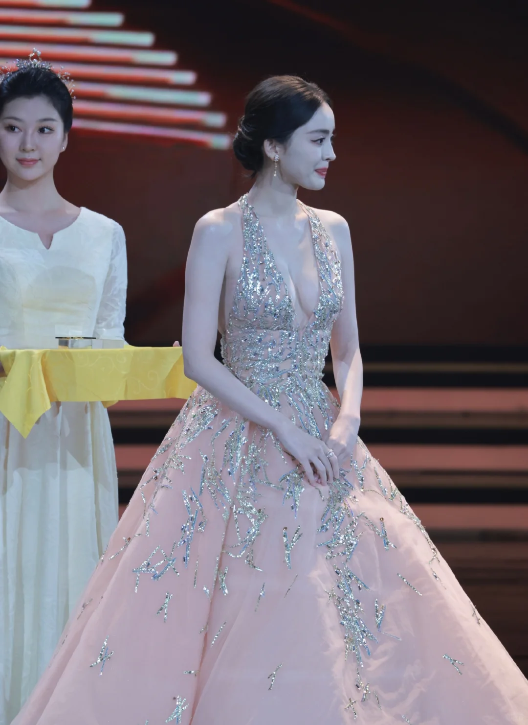 Fairy A Line Halter Sequin Tulle Open Back Party Dress Birthday Dress SH2925