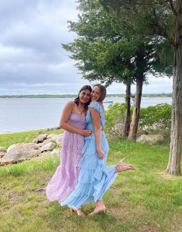 Fairy Sky Blue Sequare Neck Tiered Tulle Evening Dress Long Prom Dress SH1053