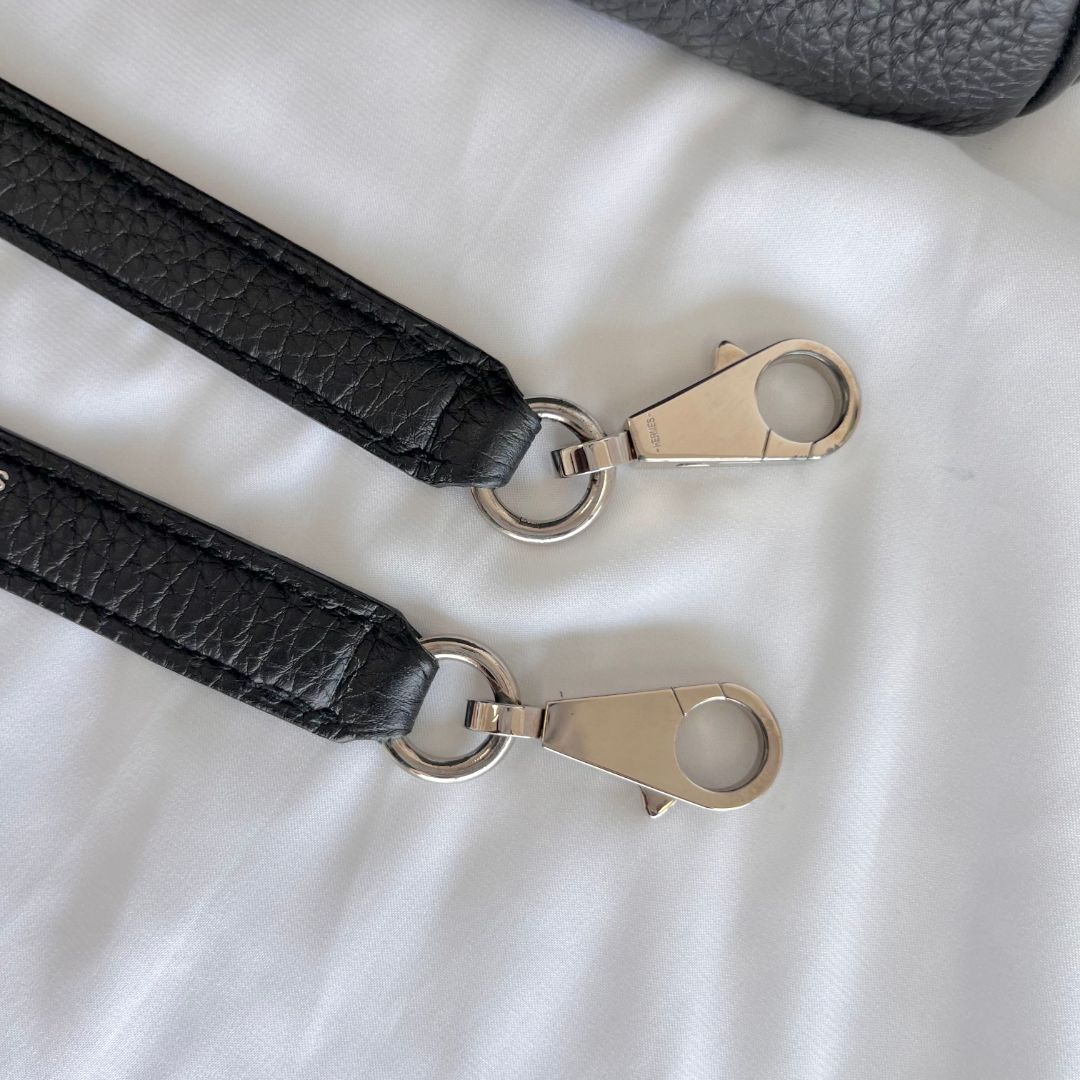 Hermès Kelly 28 Togo Black Leather Bag