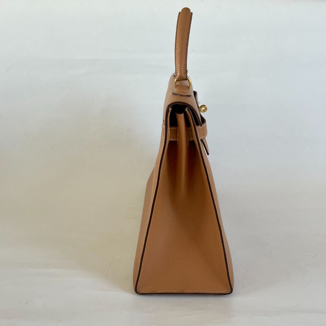 Hermès  Sellier Kelly 35 Gold Bag
