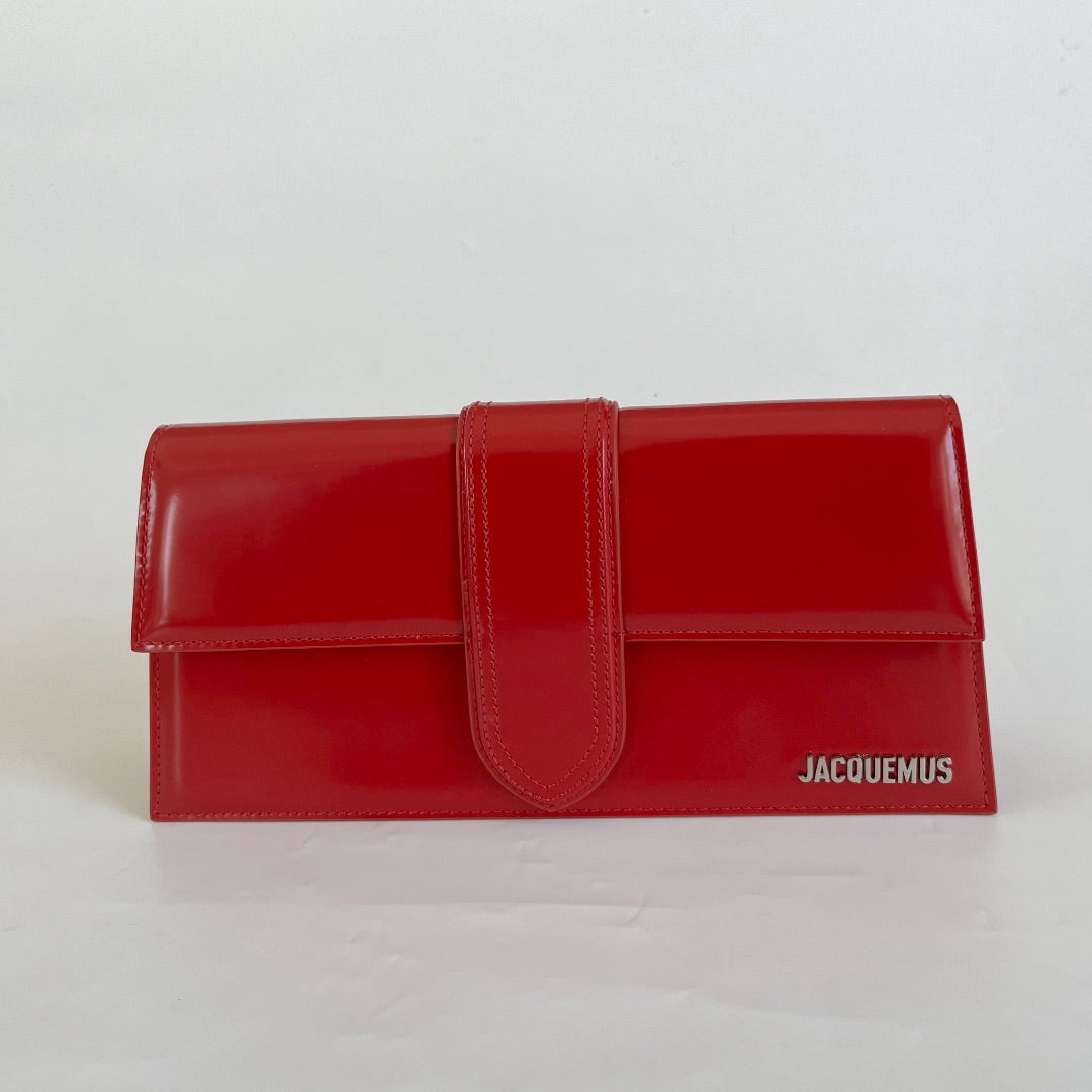 Jacquemus Le Bambino Red long shoulder bag