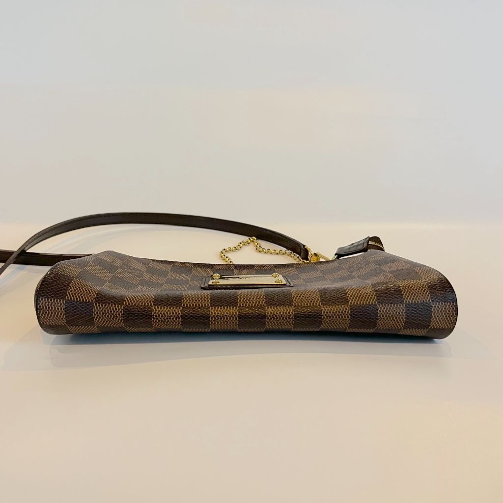 Louis Vuitton Damier Eva Brown Crossbody Bag