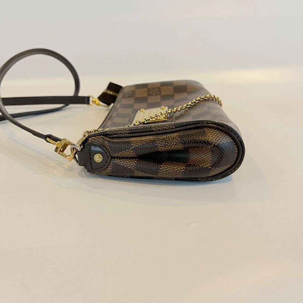 Louis Vuitton Damier Eva Brown Crossbody Bag