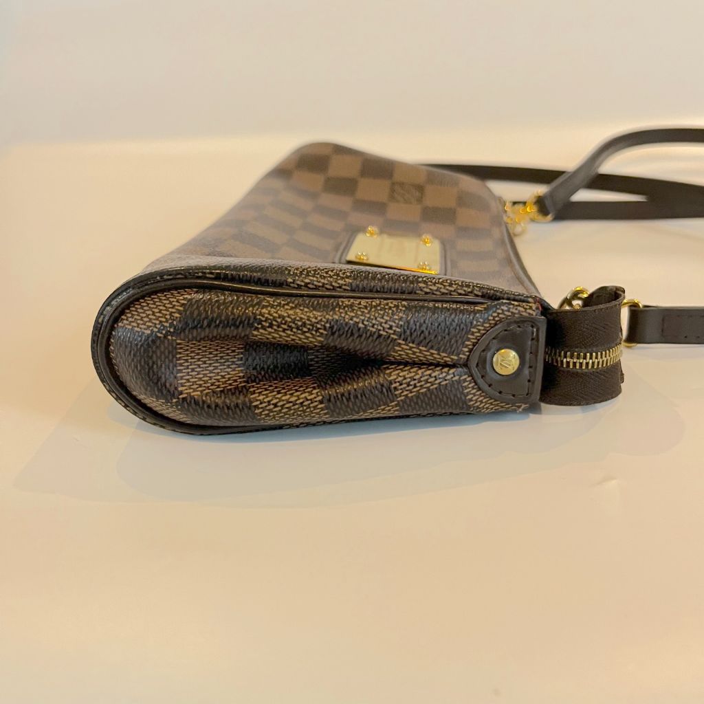 Louis Vuitton Damier Eva Brown Crossbody Bag