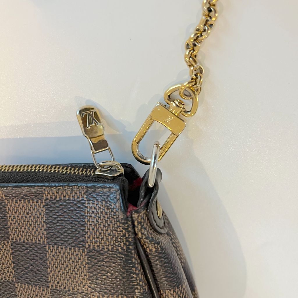Louis Vuitton Damier Eva Brown Crossbody Bag
