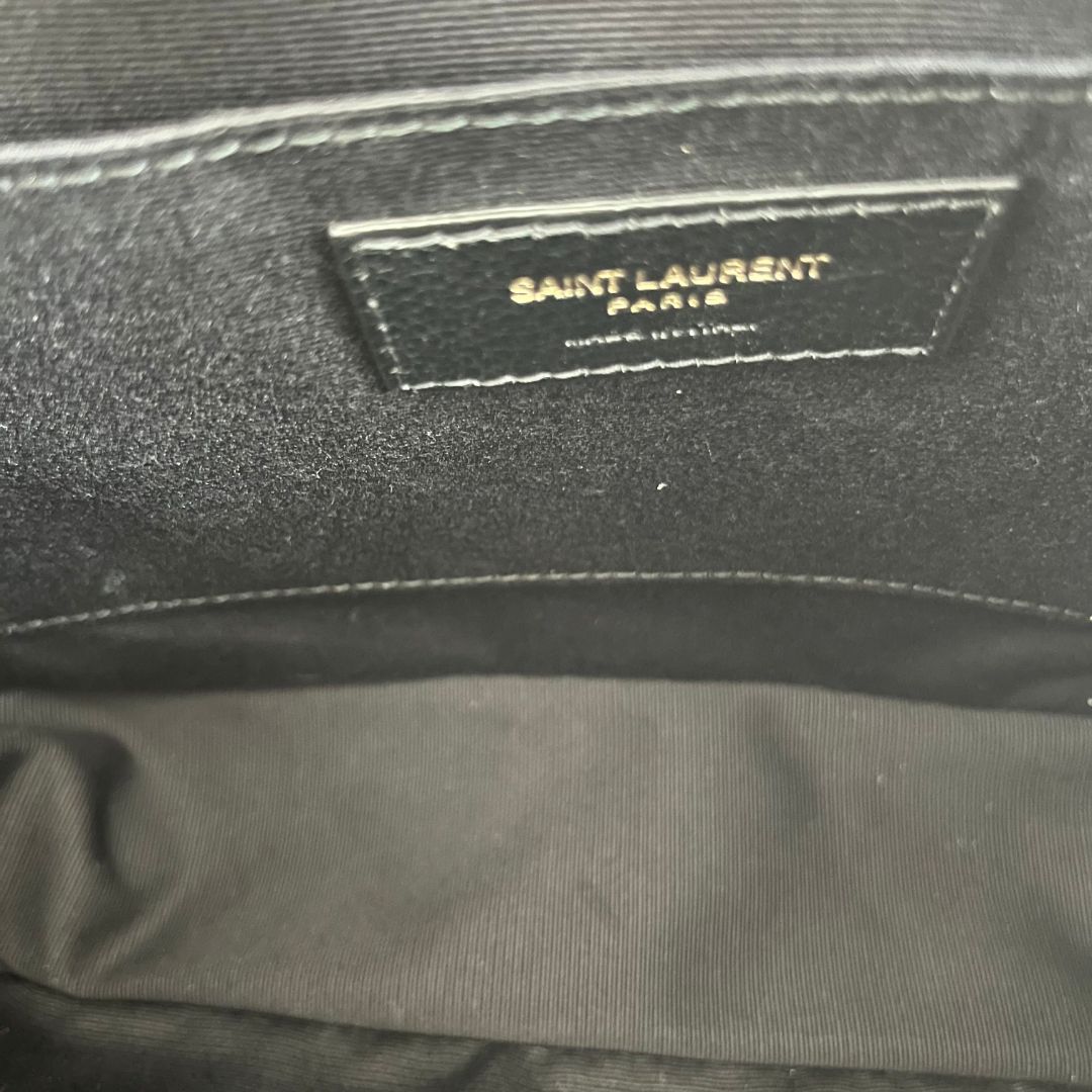 Saint Laurent Lou Camera Shoulder Bag in Quilted Leather