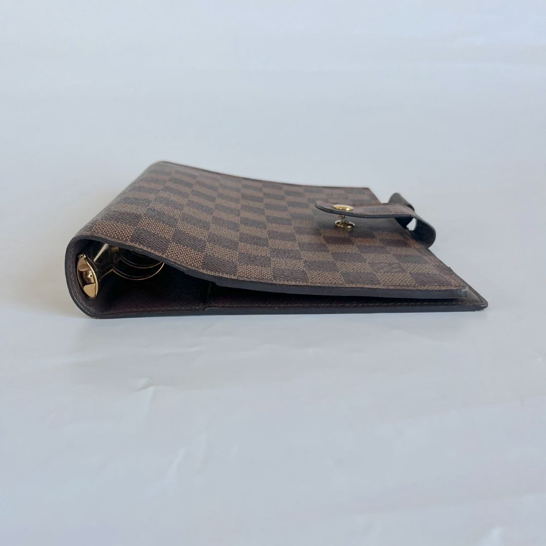 Louis Vuitton Damier Brown Large Ring Agenda Cover