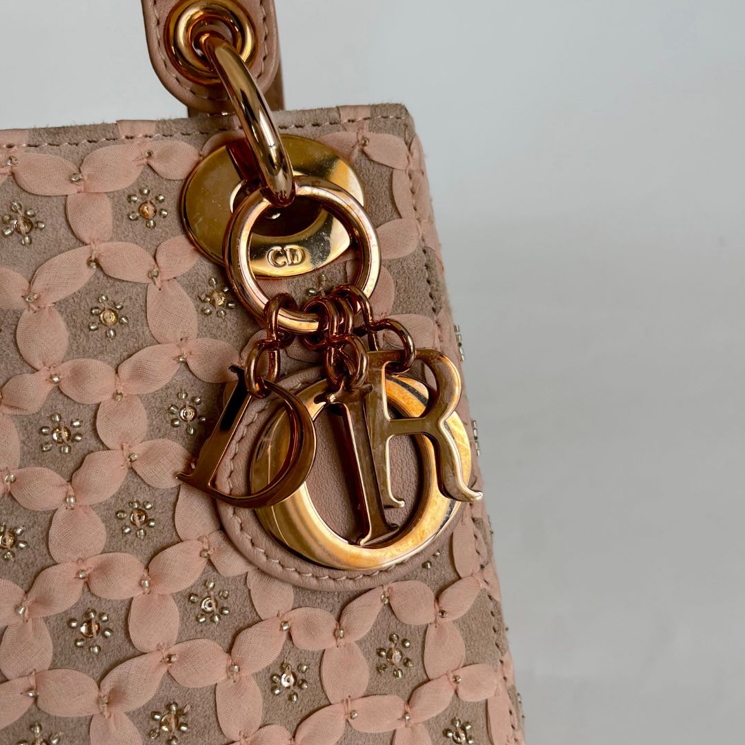 Lady Dior Mini Floral Print Bag