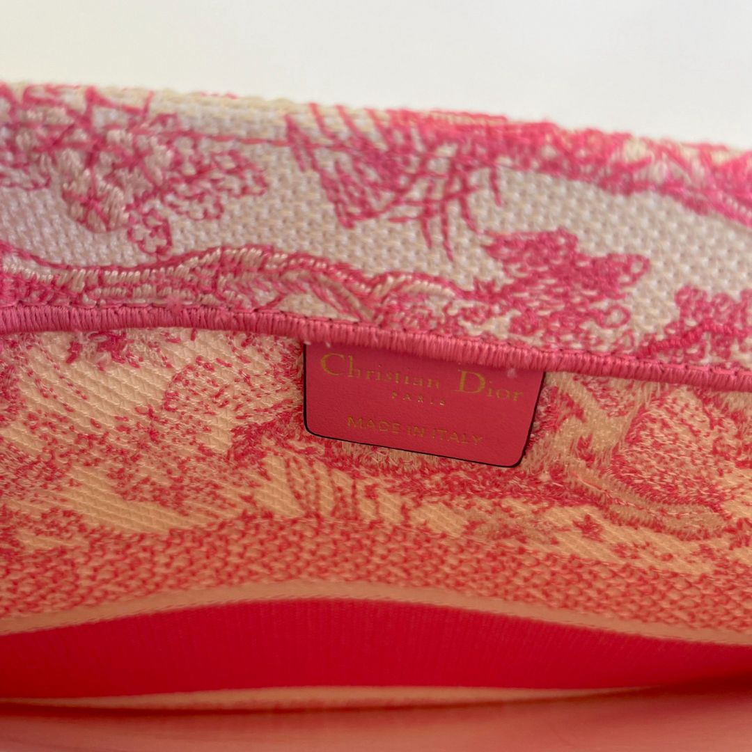 Dior Pink Medium Oblique Book Tote bag