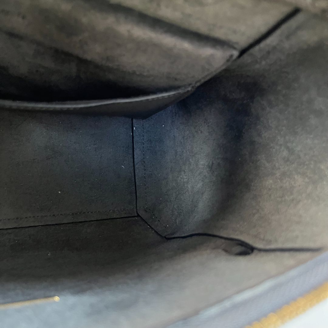 Celine Micro Grey Leather Belt Bag