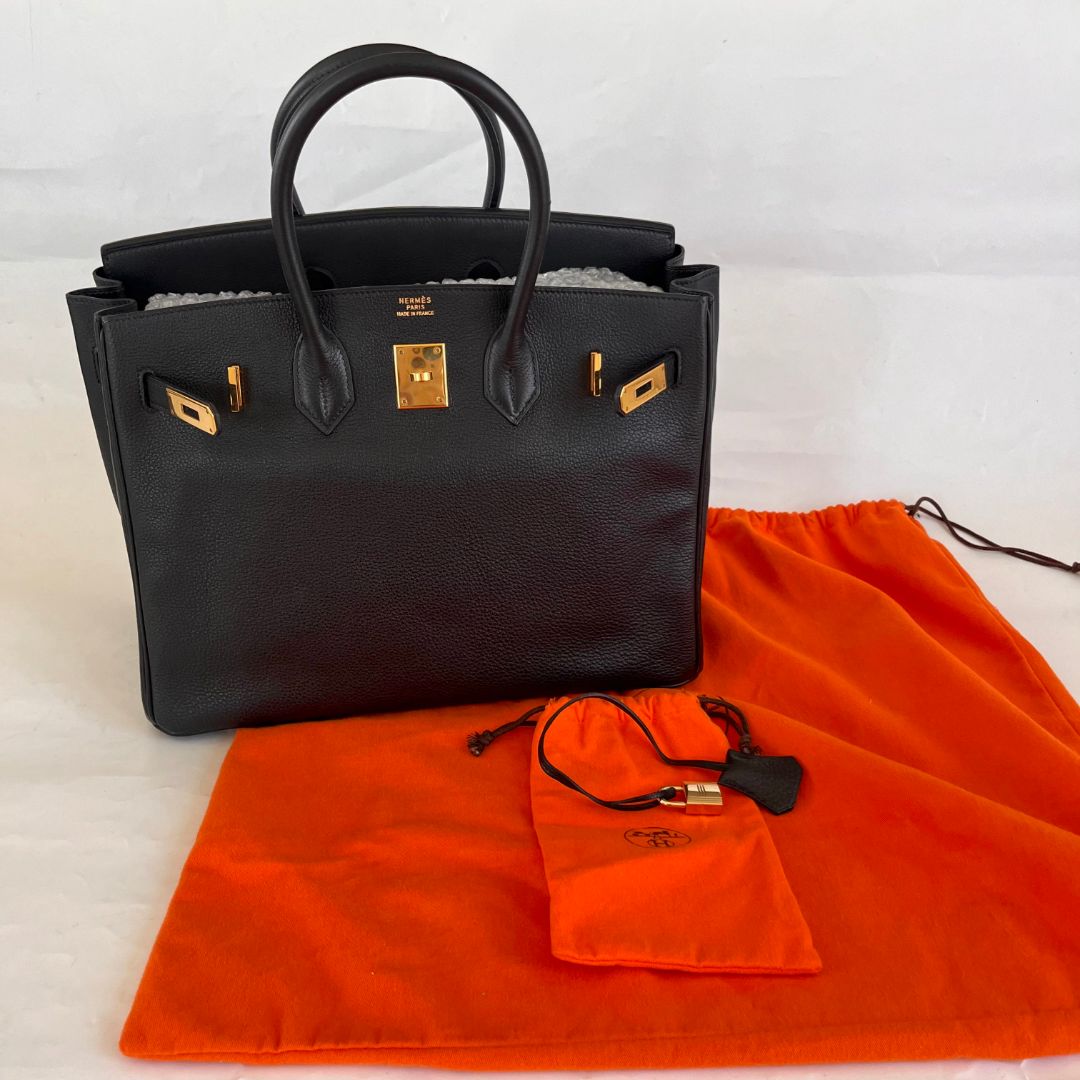 Hermès Togo Leather Black Birkin 35