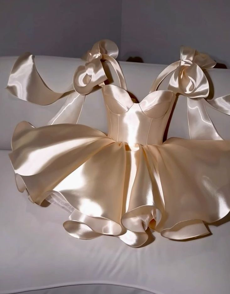 Simple White Homecoming Dress Short Party Dress S281