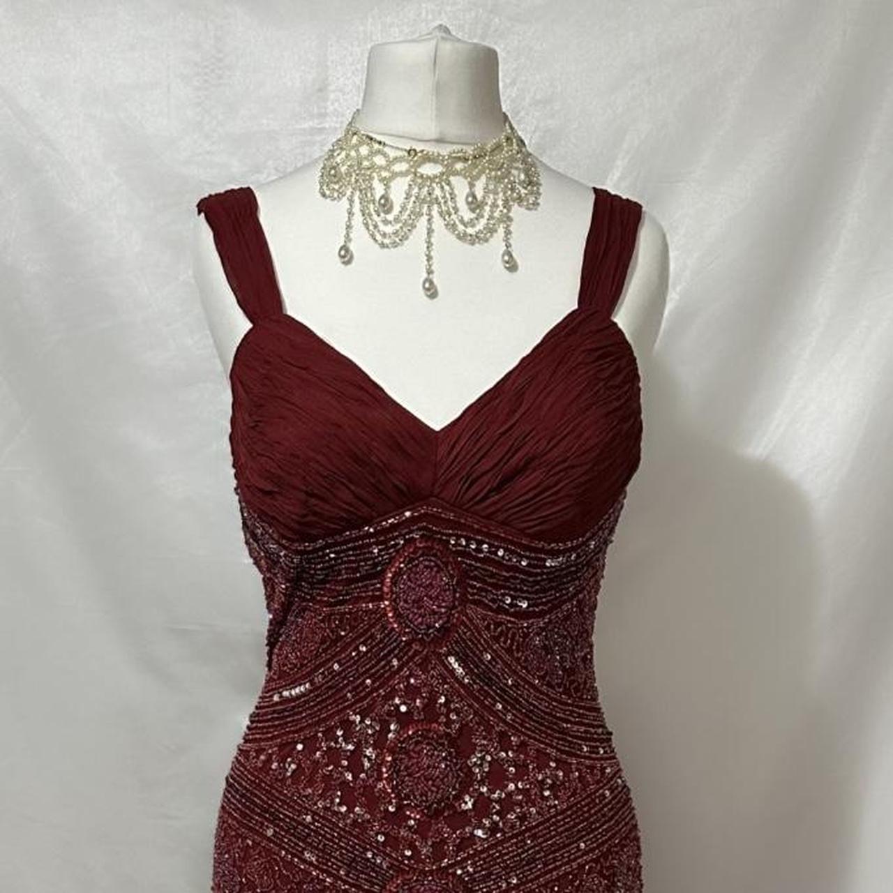 Red gorgeous luxury elegant exquisite beading shiny vintage fashion long elegant tulle ball gown evening dress birthday party dress prom dress gh3644