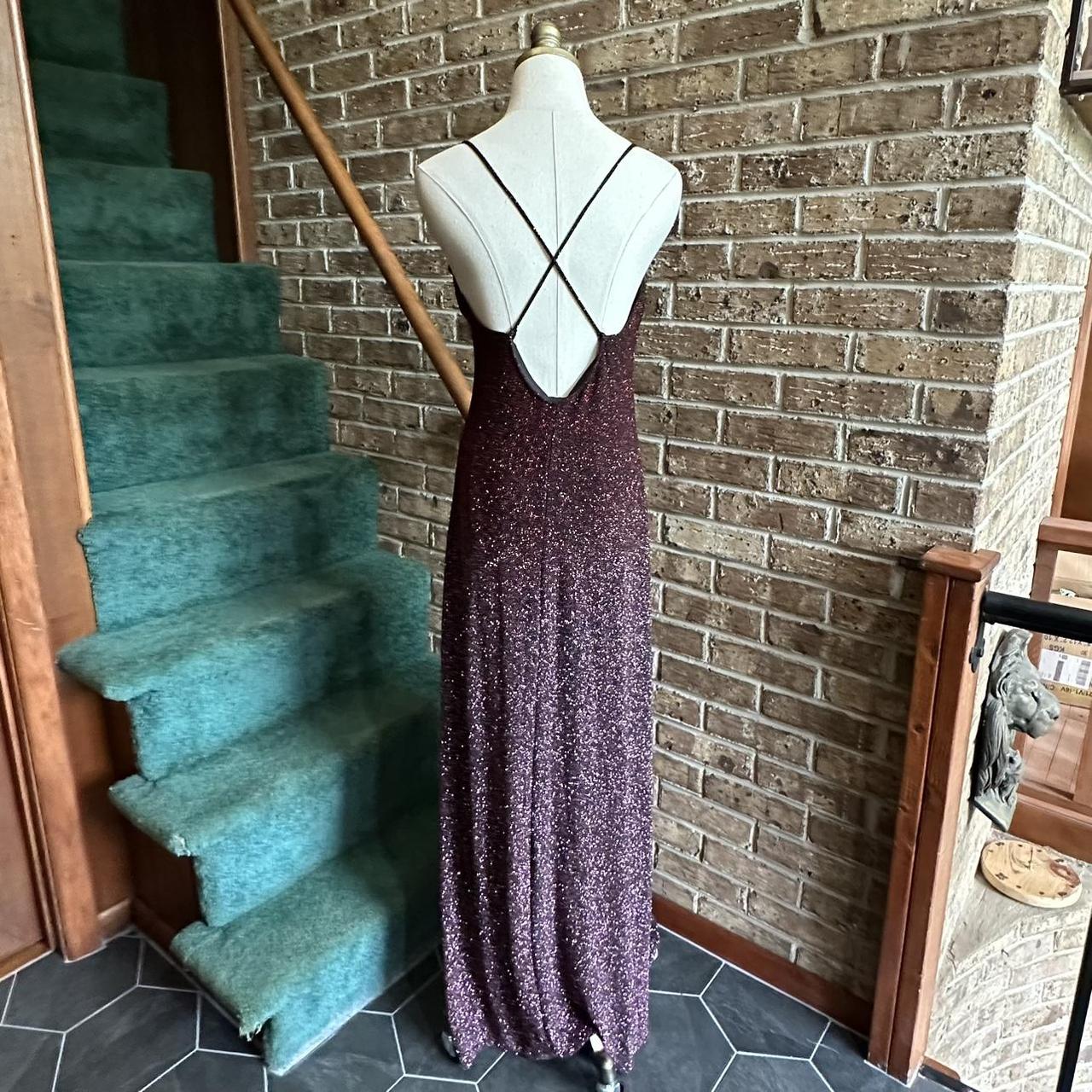 Burgundy Black Retro Fashion Shiny Elegant Spaghetti Strap Long Sequined Ball Gown Evening Dress Birthday Party Dress Prom Dress gh3955