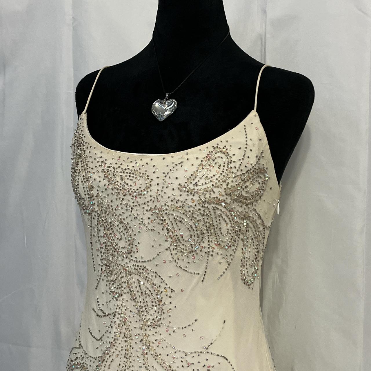 Cream White Vintage Elegant Exquisite Beaded Fairy Dress Ball Gown Evening Dress Date Holiday Party Dress Wedding Guest Dress gh3629