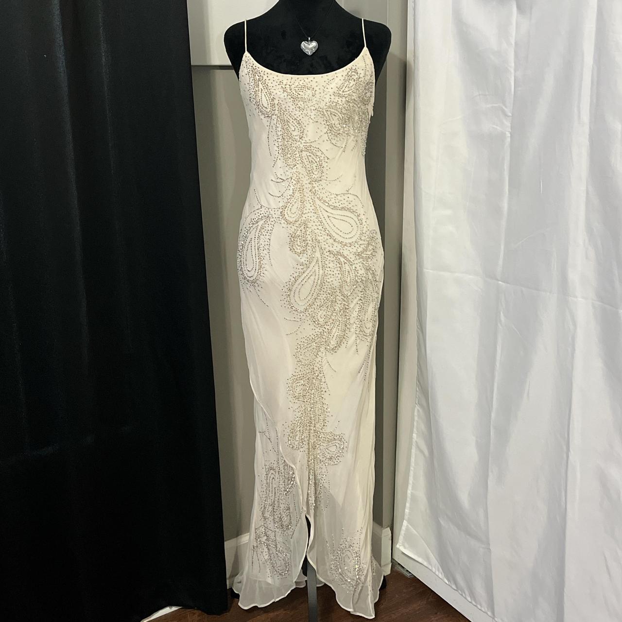 Cream White Vintage Elegant Exquisite Beaded Fairy Dress Ball Gown Evening Dress Date Holiday Party Dress Wedding Guest Dress gh3629