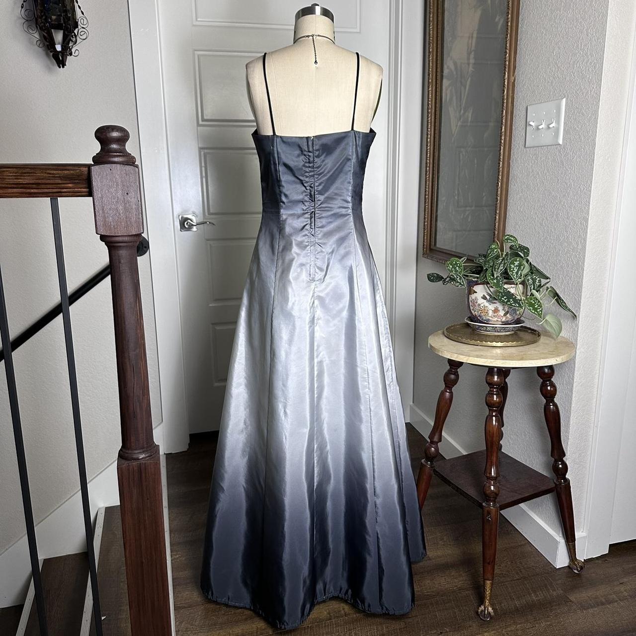 Silver Gray Gradient Vintage Formal Prom Dress Long Ball Gown Evening Dress Party Dress gh4343