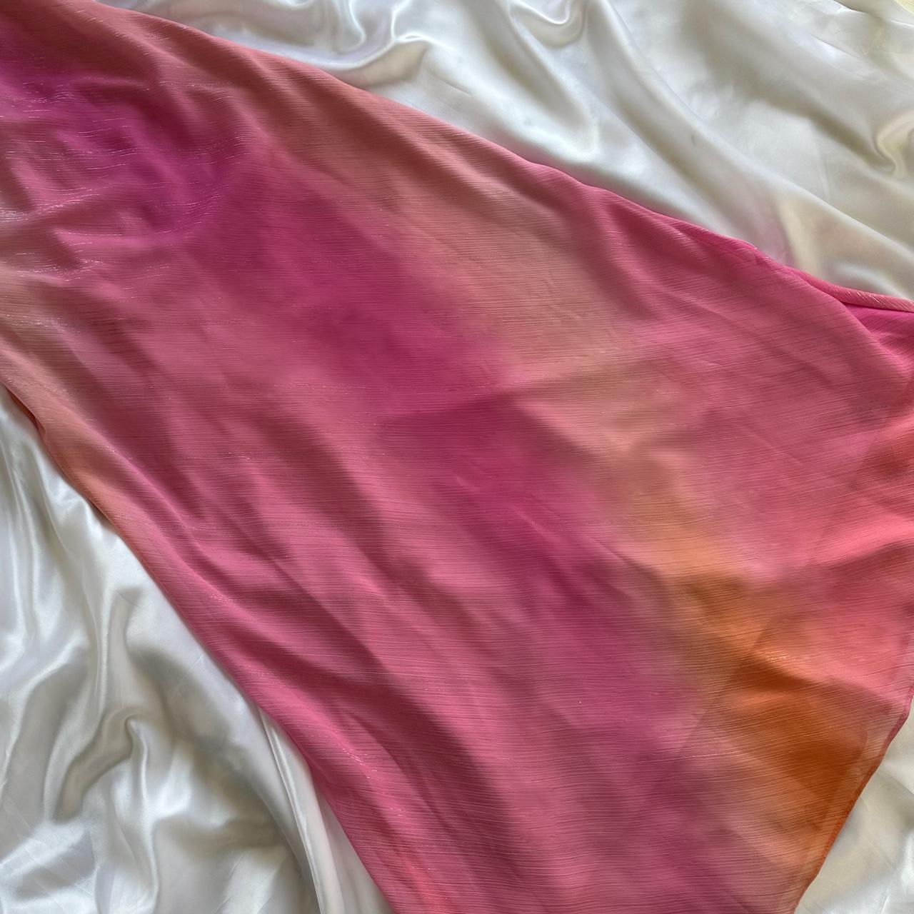 Pink Fashion Gradient Long Chiffon Ball Gown Evening Dress Party Dress gh4451