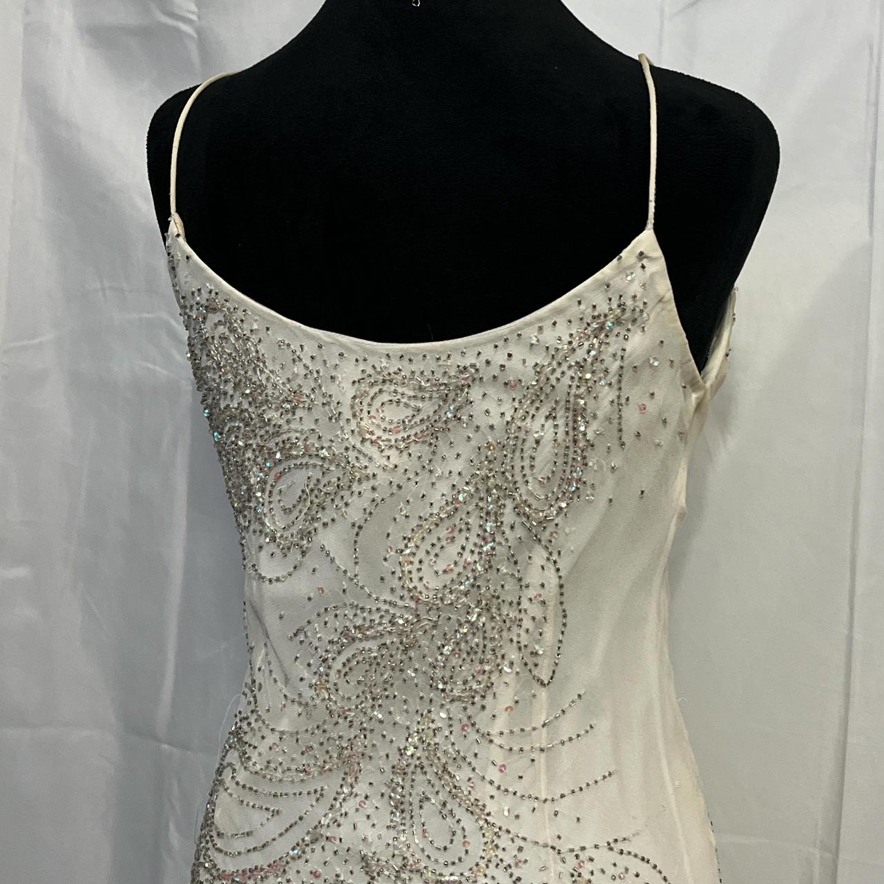 Cream White Vintage Elegant Exquisite Beaded Fairy Dress Ball Gown Evening Dress Date Holiday Party Dress Wedding Guest Dress gh3629