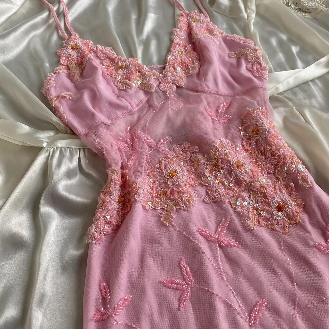 Light pink summer beautiful retro beaded mid-length fairy short homecoming dress prom dress birthday dress evening dress grad party outfit gh4673