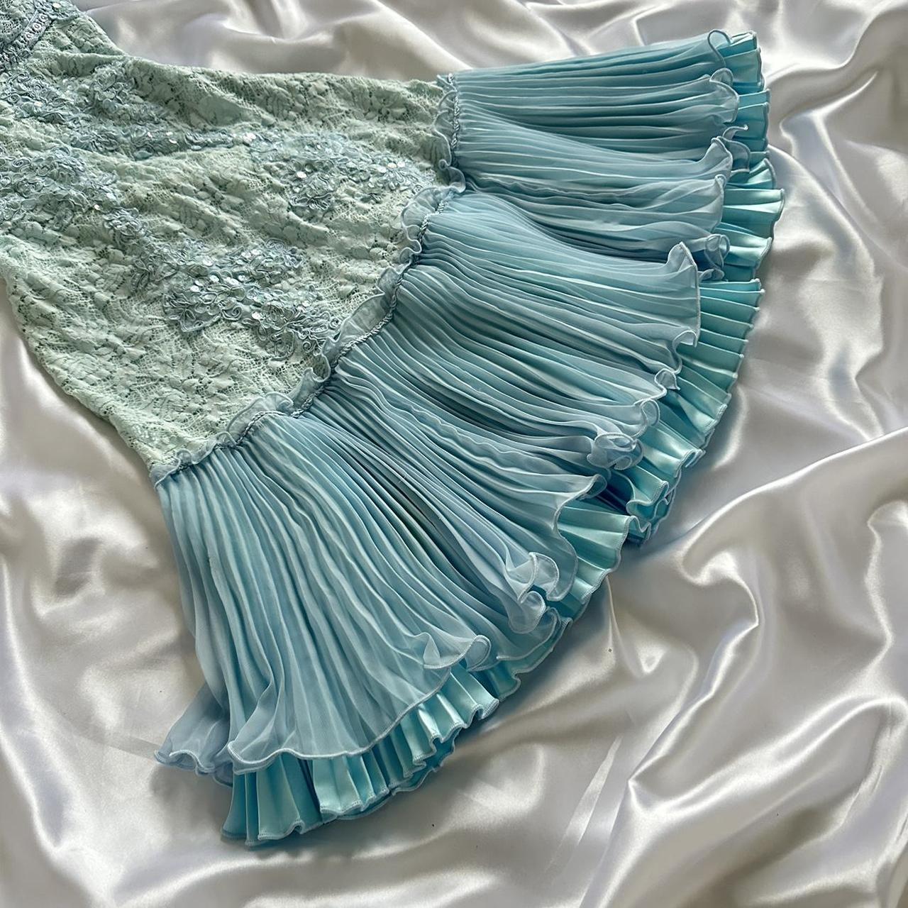 owder Blue Sparkling Charming Retro Princess Stunning Unique Fashionable Beautiful Elegant Delicate Lace Short Lace Sequin Homecoming Dress Prom Dress Evening Dress Birthday Party Dress Prom Dress gh3916