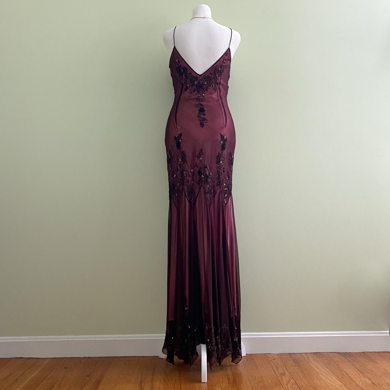 Dark Red ClassyPretty Charming Elegant Exquisite Beaded Long Chiffon Ball Gown Evening Gown Party Dress gh3552