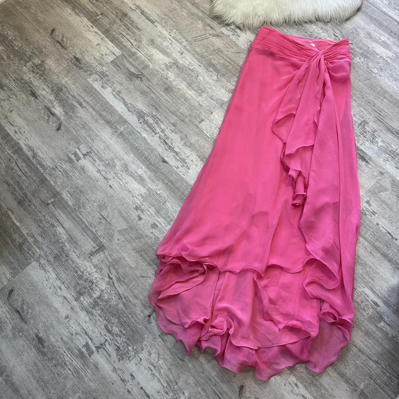 Pink Beaded Beautiful Elegant Two Piece Maxi Vacation Party Dress gh4309