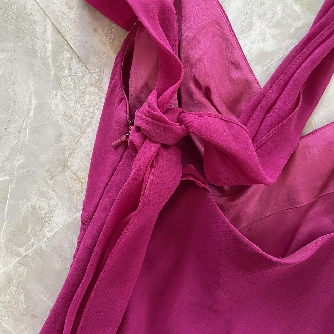 Purple Magenta Fashion Elegant Pleated Corset Midi Short Mini Asymmetric Chiffon Ruffle Homecoming Dress Prom Dress Evening Dress Party Dress Dance Dress gh3812
