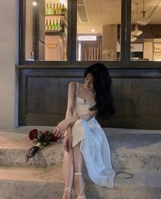 Modest A line White Straps Birthday Dresses 22th Birthday Outfit P1121