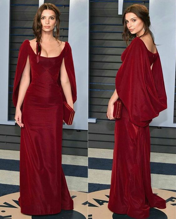 Beautiful Mermaid Wine Red Long Burgundy Prom Dress P1285
