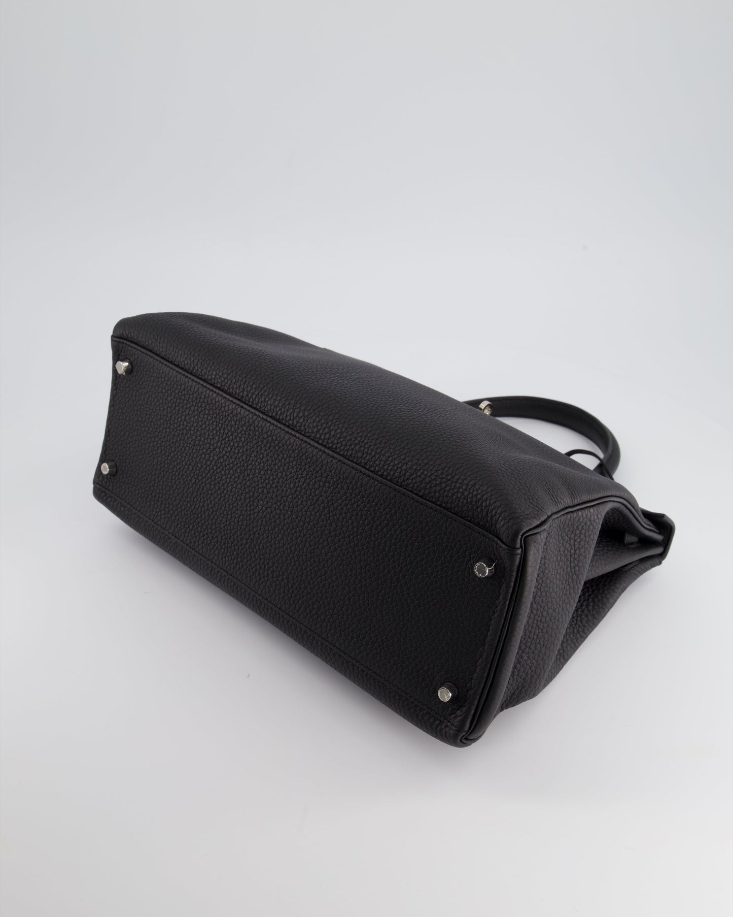 Hermès Kelly 35cm Bag Black in Togo Leather with Palladium Hardware